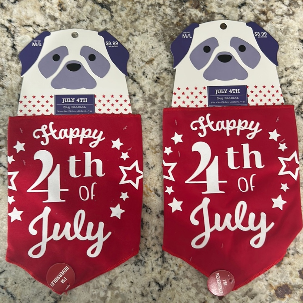 July 4th Dog Bandana